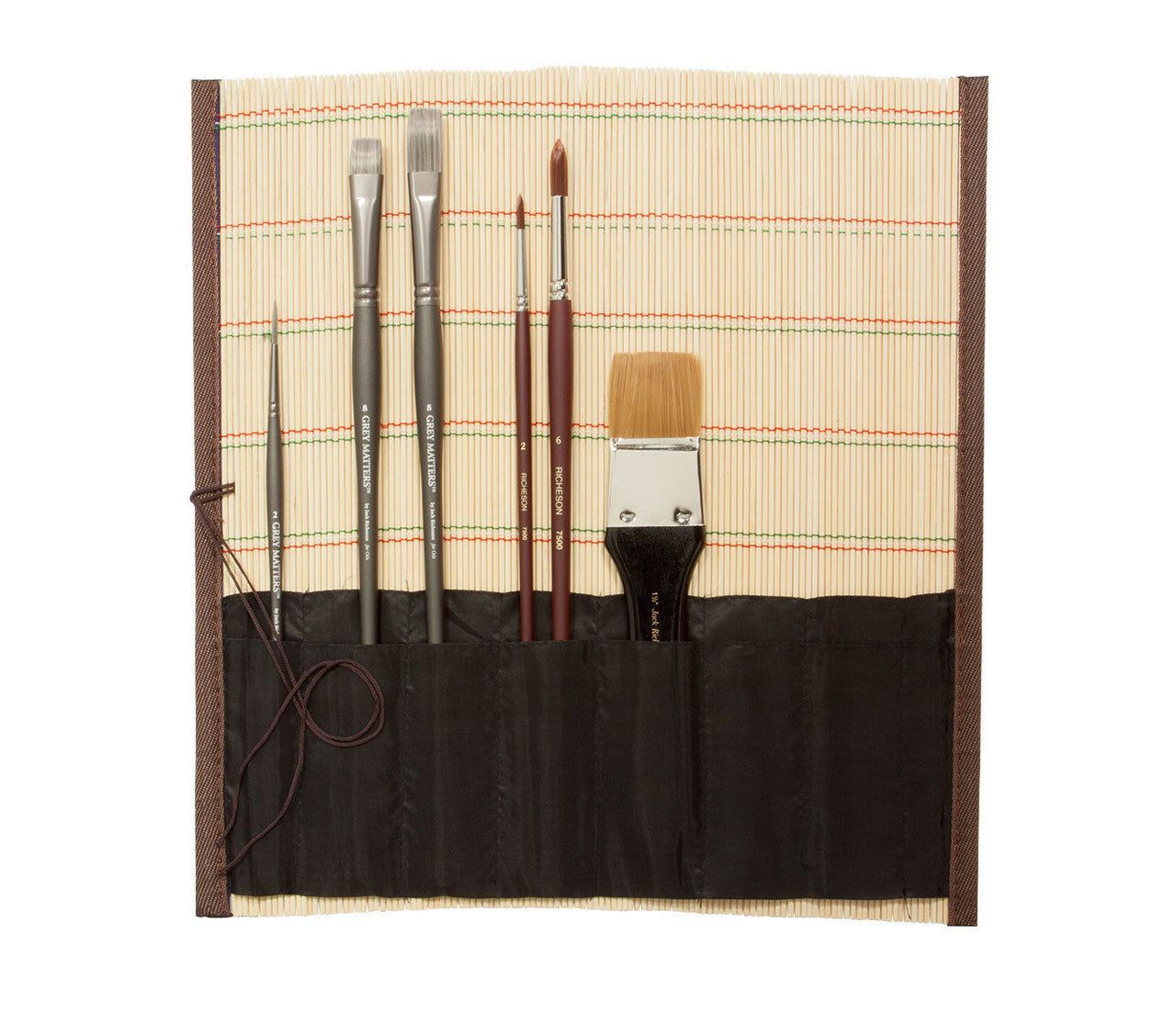 Bamboo Mat Brush Holder