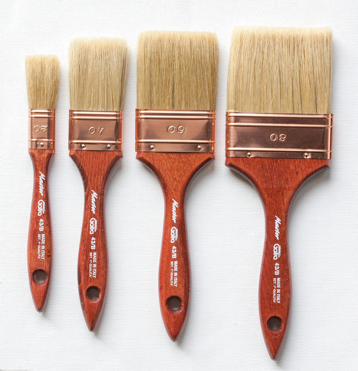Flat Fresco Varnish Brushes - 9537 Series