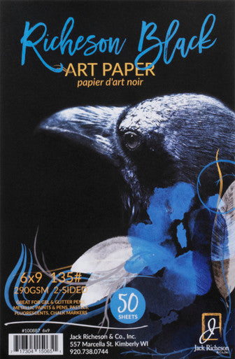 Richeson Black Art Paper