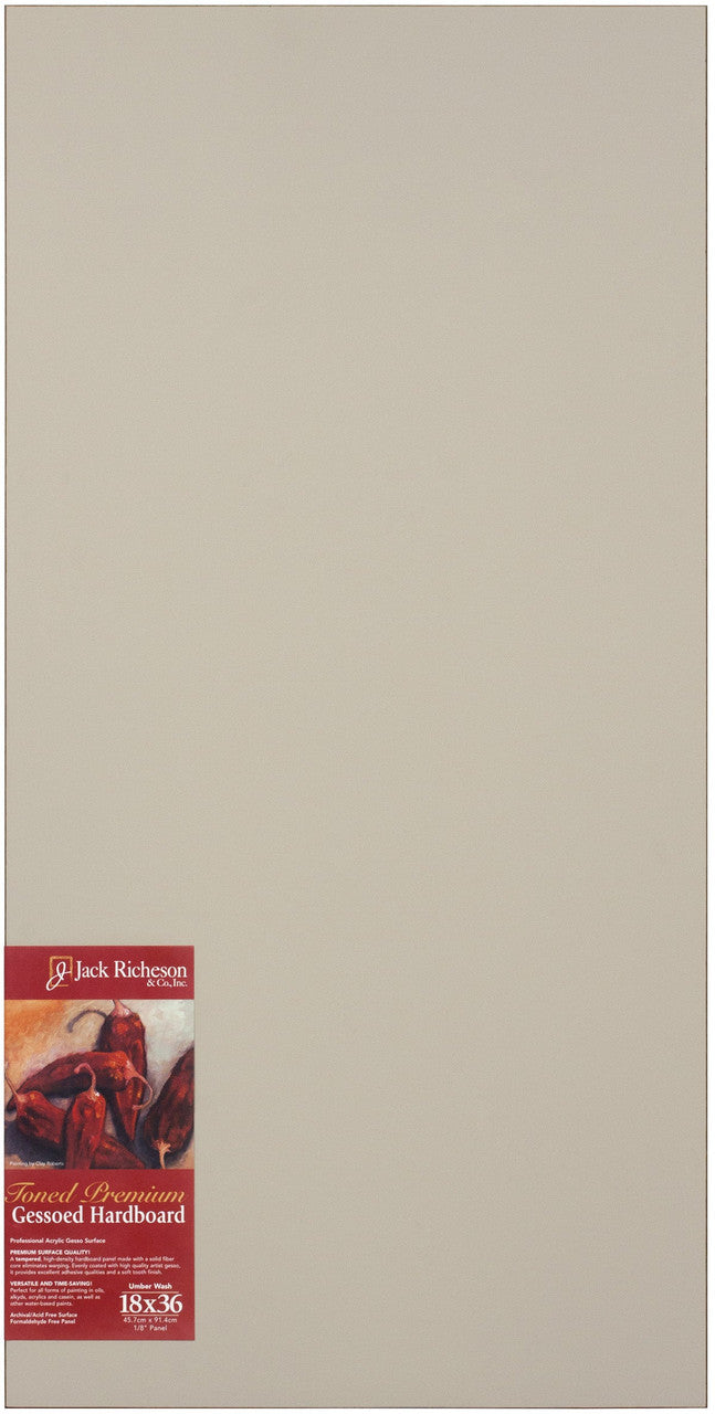 Gessoed 1/8" Tempered Hardboard Panels