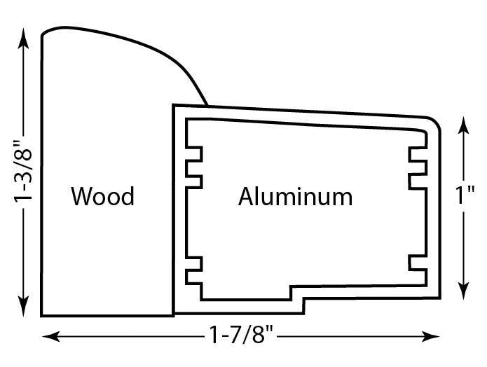 Aluminum Pro Stretcher Bars 11" - 72"