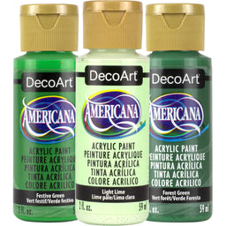 Americana Acrylics Greens - DecoArt